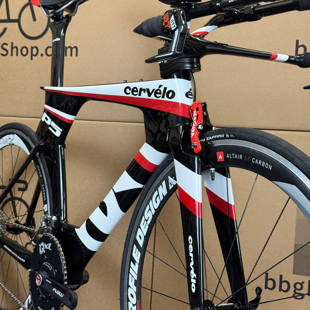 Used Cervelo P5 Six, Carbon Fiber Triathlon Bike-2014, 54cm