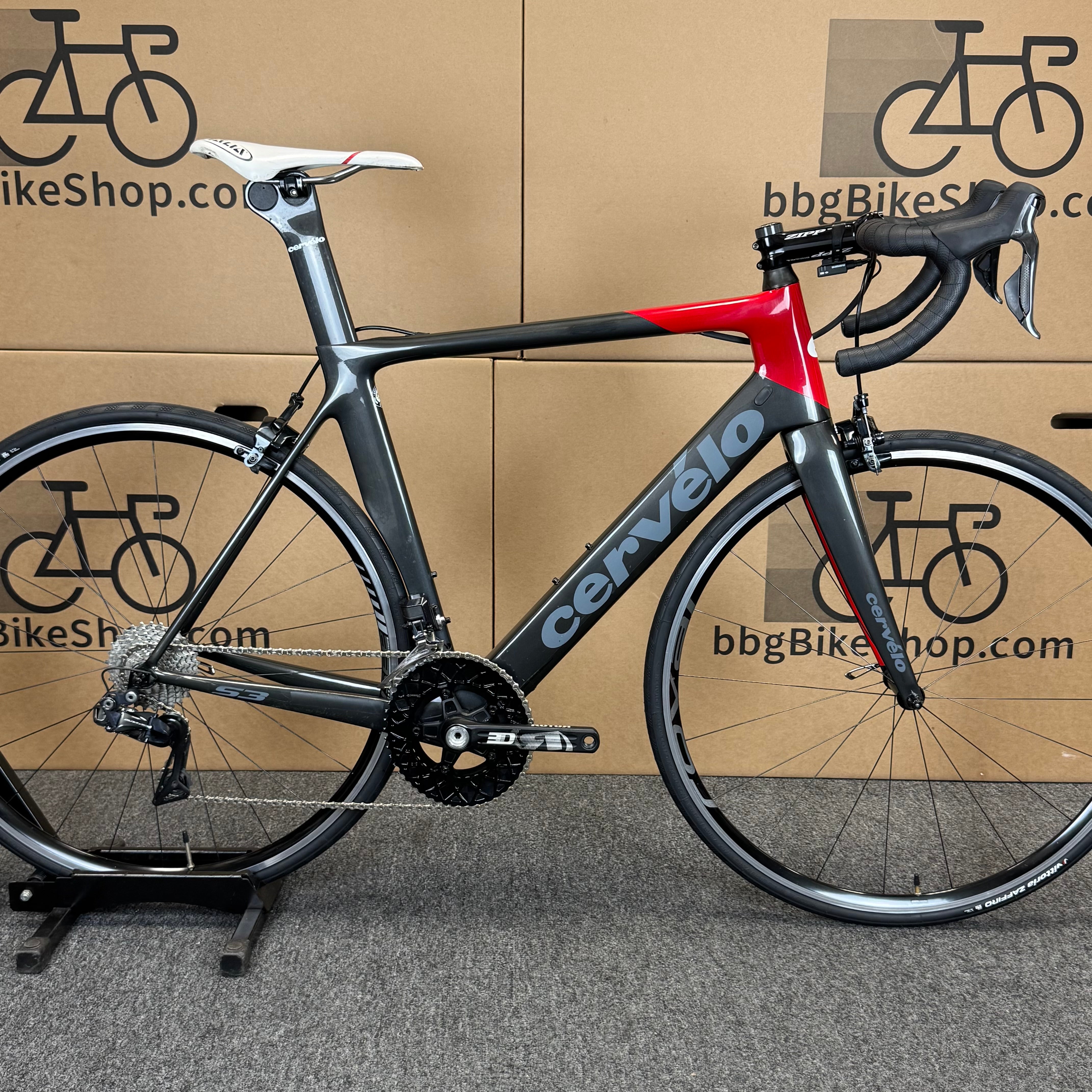 Used Cervelo S3, Shimano Dura-Ace Di2, Carbon Fiber Road Bike-2017
