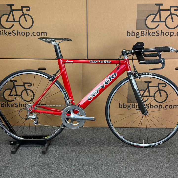 Used Cervelo P2K, Triathlon Bike with Full Dura-Ace, 55cm