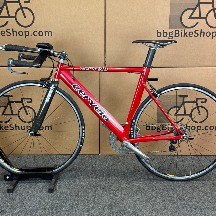 Used Cervelo P2K, Triathlon Bike with Full Dura-Ace, 55cm