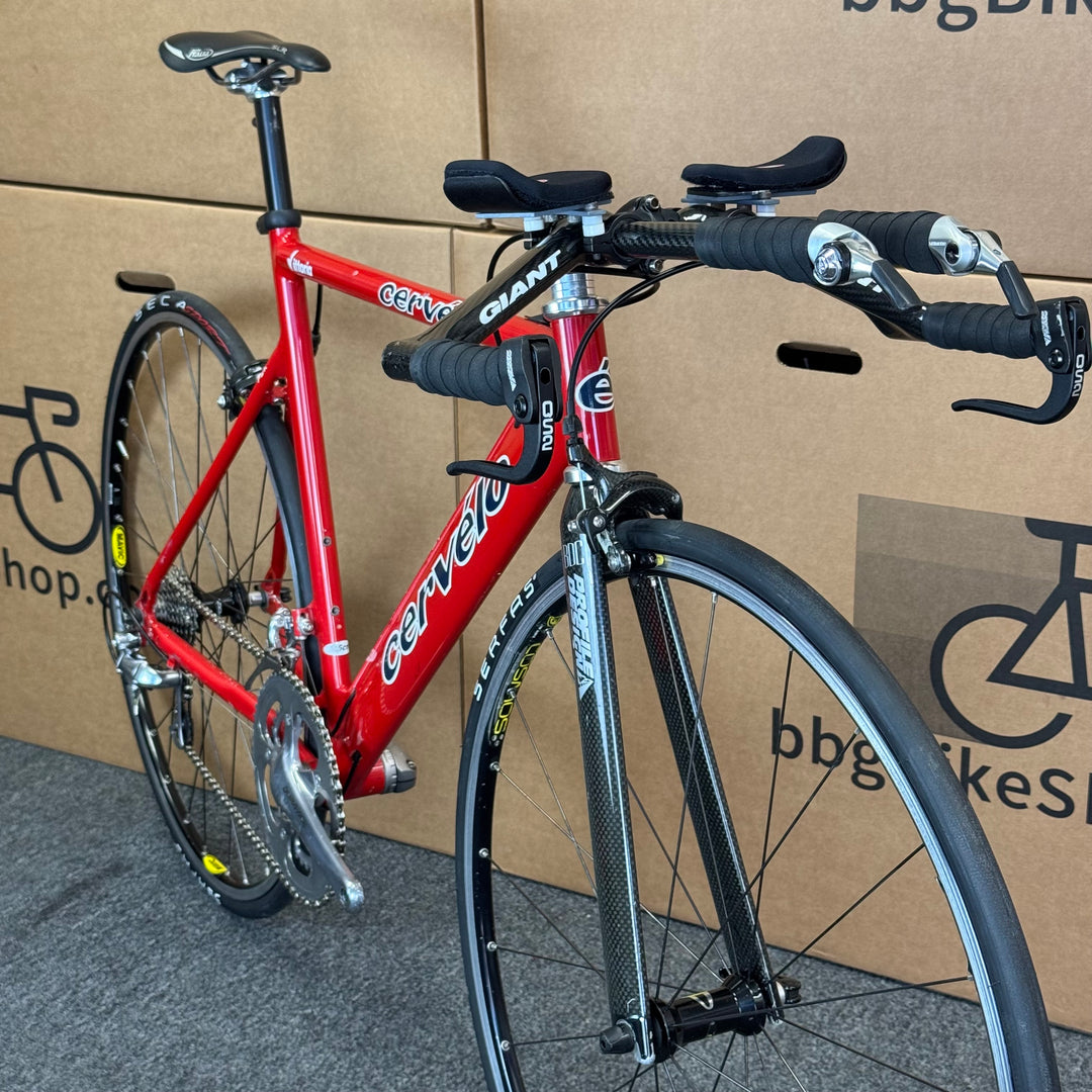 Used Cervelo P2K, Triathlon Bike with Full Dura-Ace, 55cm