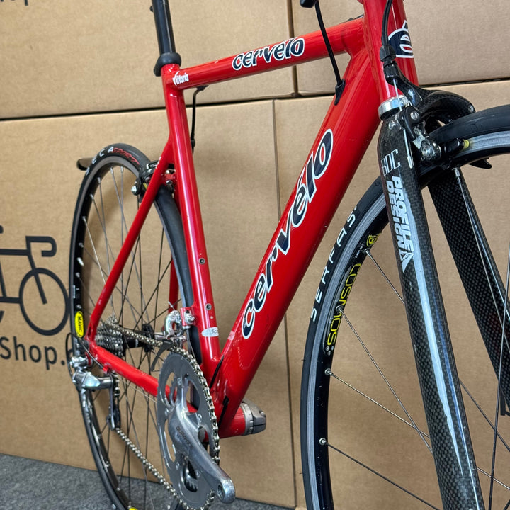 Used Cervelo P2K, Triathlon Bike with Full Dura-Ace, 55cm