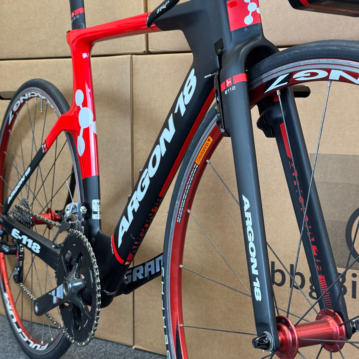 Used Argon 18 E-118, Carbon Fiber Triathlon Bike-2018, Small
