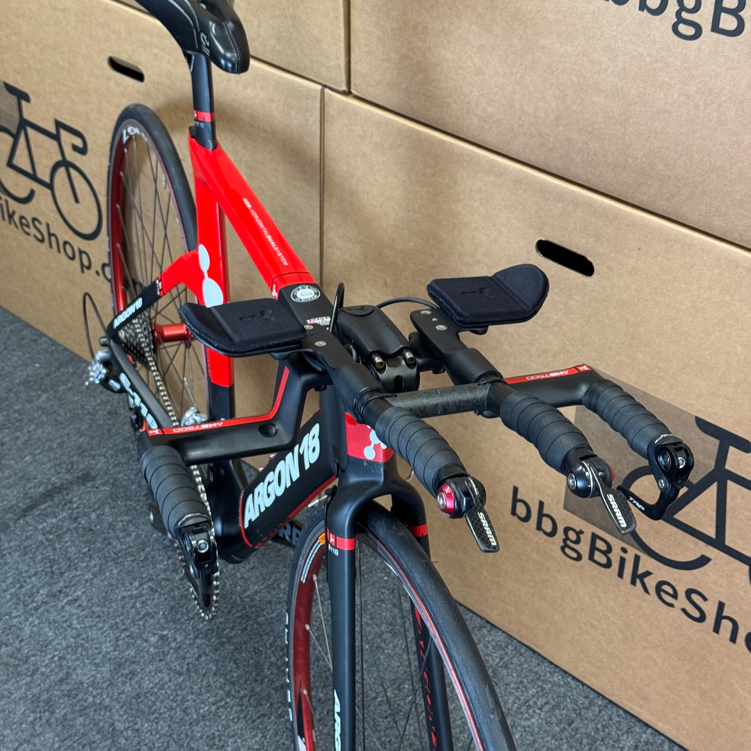 Used Argon 18 E-118, Carbon Fiber Triathlon Bike-2018, Small