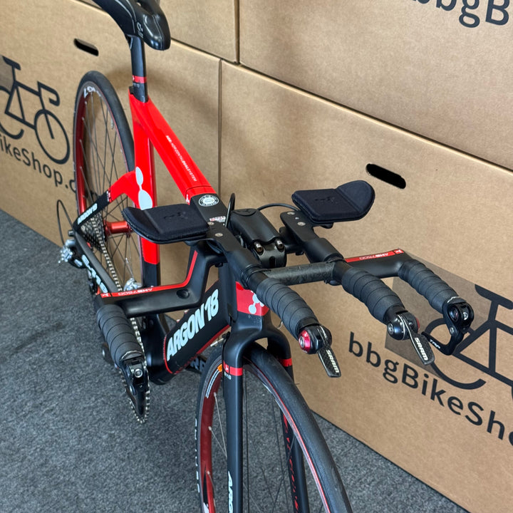Used Argon 18 E-118, Carbon Fiber Triathlon Bike-2018, Small