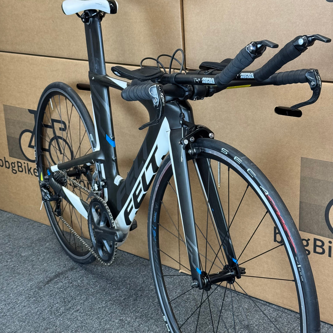 Used Felt IA 10, Carbon Fiber Triathlon Bike-2017, XS 48cm