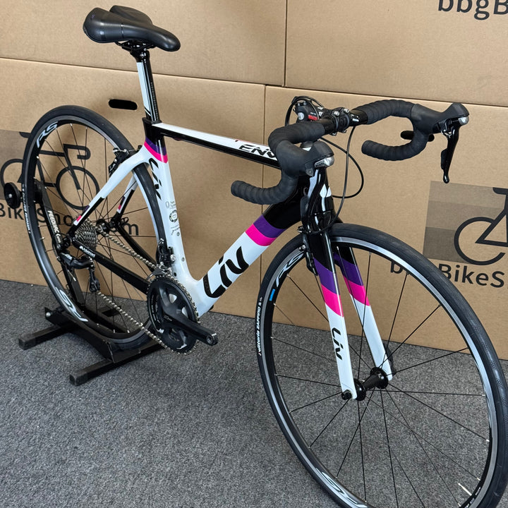 Used Liv Envie, Women's Carbon Aero Road Bike, 11-speed Shimano 105-2016, 52cm (XS)