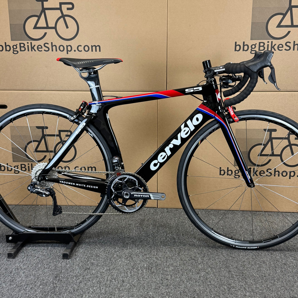 Used Cervelo S5 Team, Shimano Ultegra Di2 Carbon Fiber Aero Road
