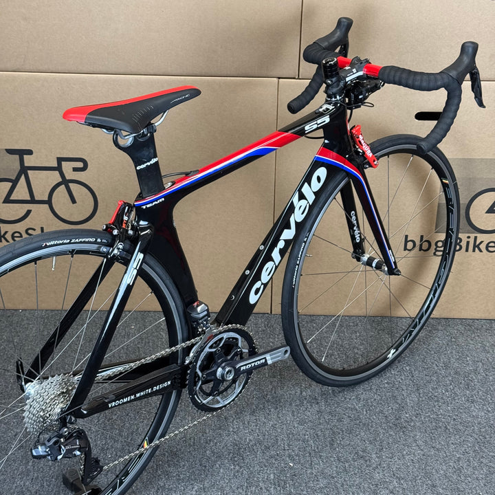 Used Cervelo S5 Team, Shimano Ultegra Di2 Carbon Fiber Aero Road Bike-2012, 51cm