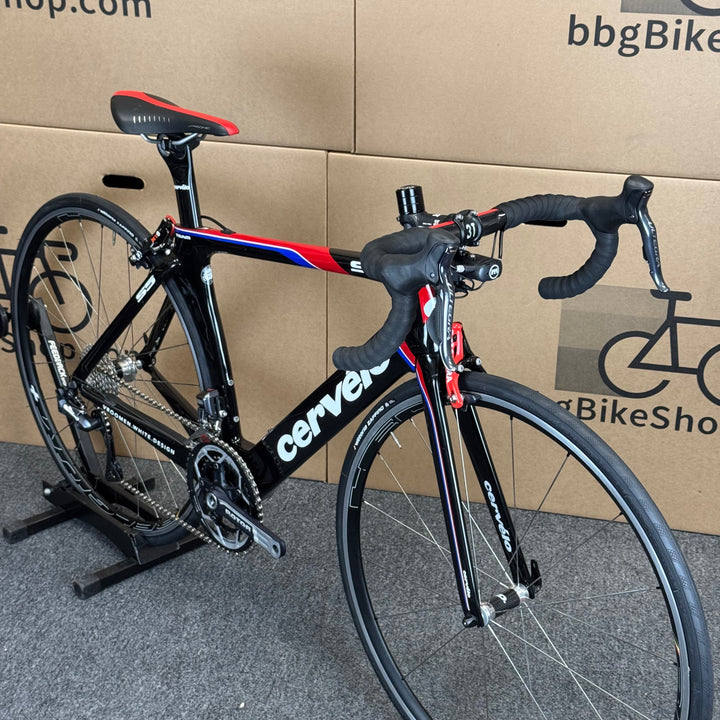 Used Cervelo S5 Team, Shimano Ultegra Di2 Carbon Fiber Aero Road Bike-2012, 51cm