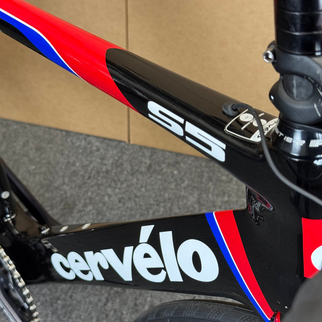 Used Cervelo S5 Team, Shimano Ultegra Di2 Carbon Fiber Aero Road Bike-2012, 51cm