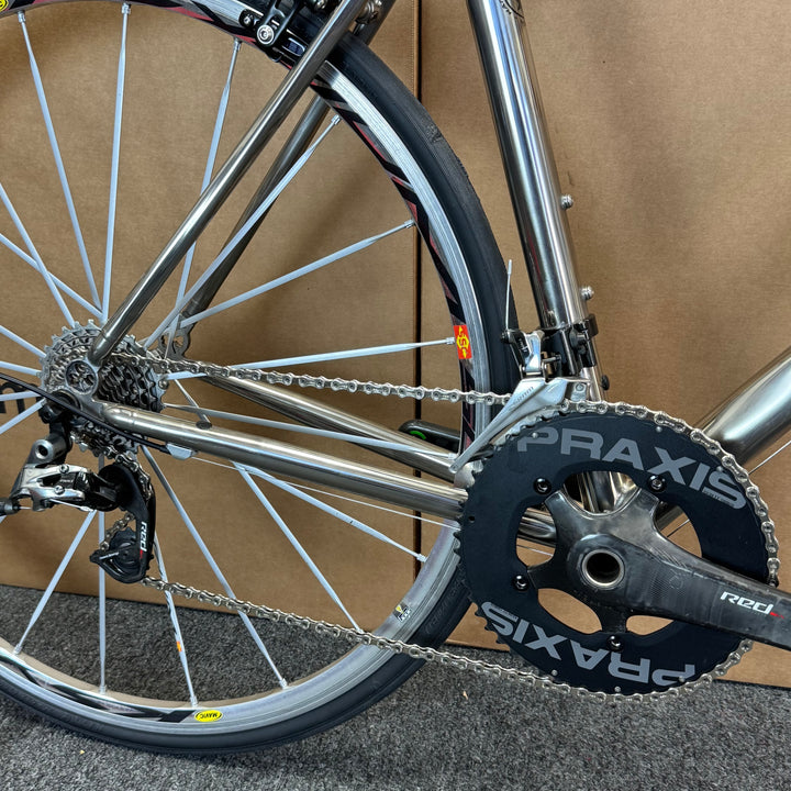 Used Lynskey Helix Pro, Titanium Road Bike with Sram Red-2019, 55cm Medium