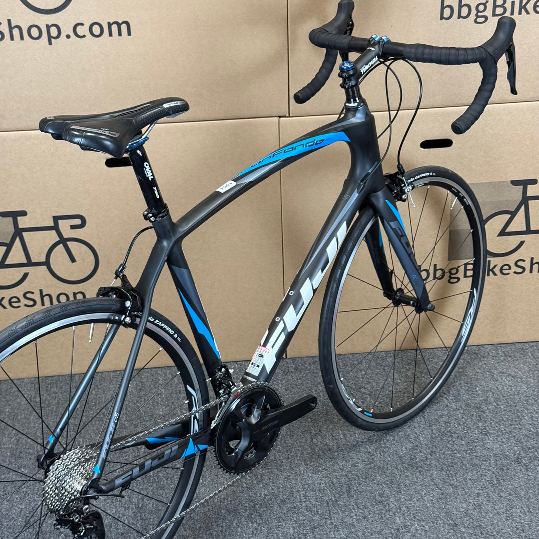 Used Fuji Gran Fondo 2.0 LE, 11-speed Shimano 105, Carbon Road Bike-2014, 58cm