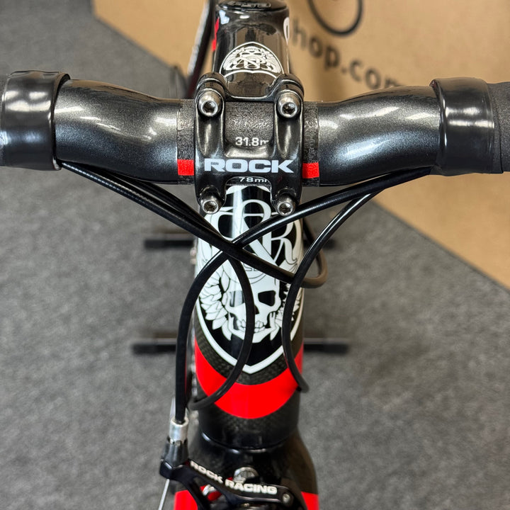 Used Rock Racing X-2, Lightweight Wheels, Dura-Ace, Carbon Road Bike-2010, 55cm