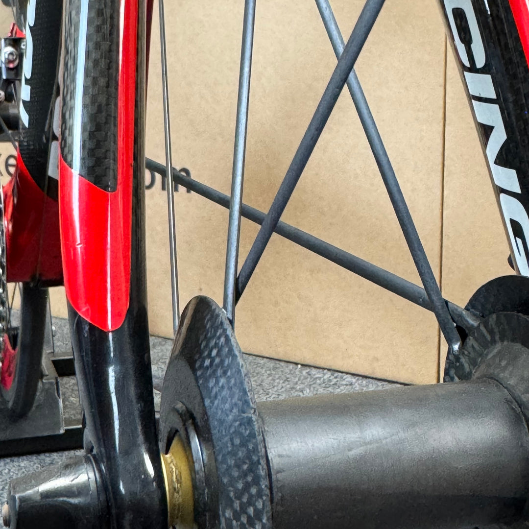 Used Rock Racing X-2, Lightweight Wheels, Dura-Ace, Carbon Road Bike-2010, 55cm