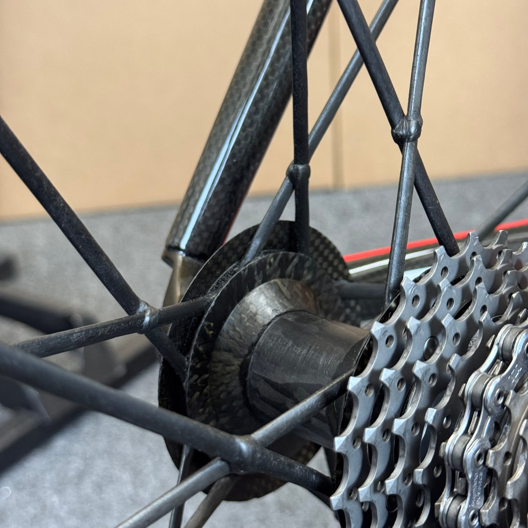 Used Rock Racing X-2, Lightweight Wheels, Dura-Ace, Carbon Road Bike-2010, 55cm