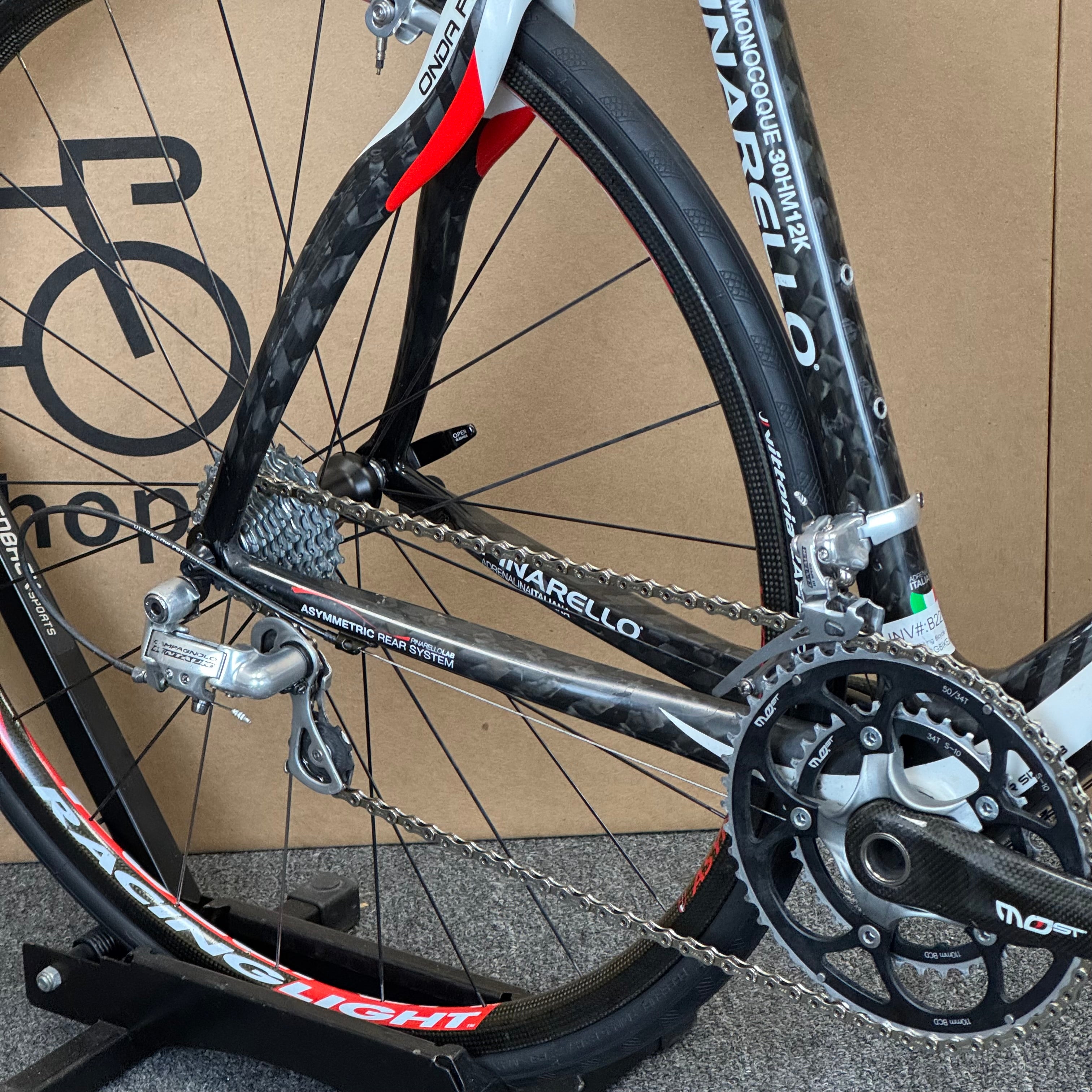 Used Pinarello FP3, Campagnolo Centaur, Carbon Fiber Road Bike