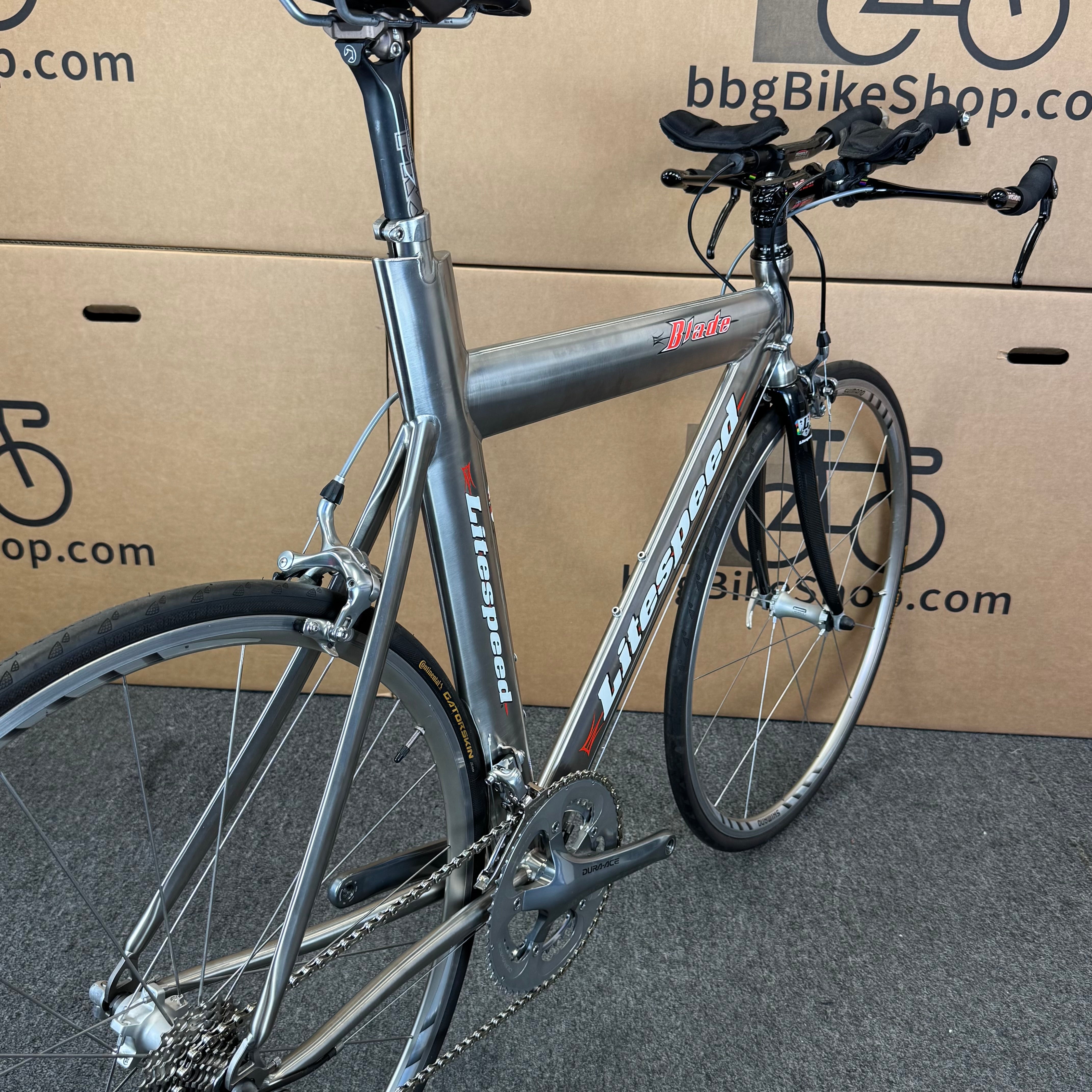 Used Litespeed Blade, 6AL / 4V Titanium Triathlon Bike-2003