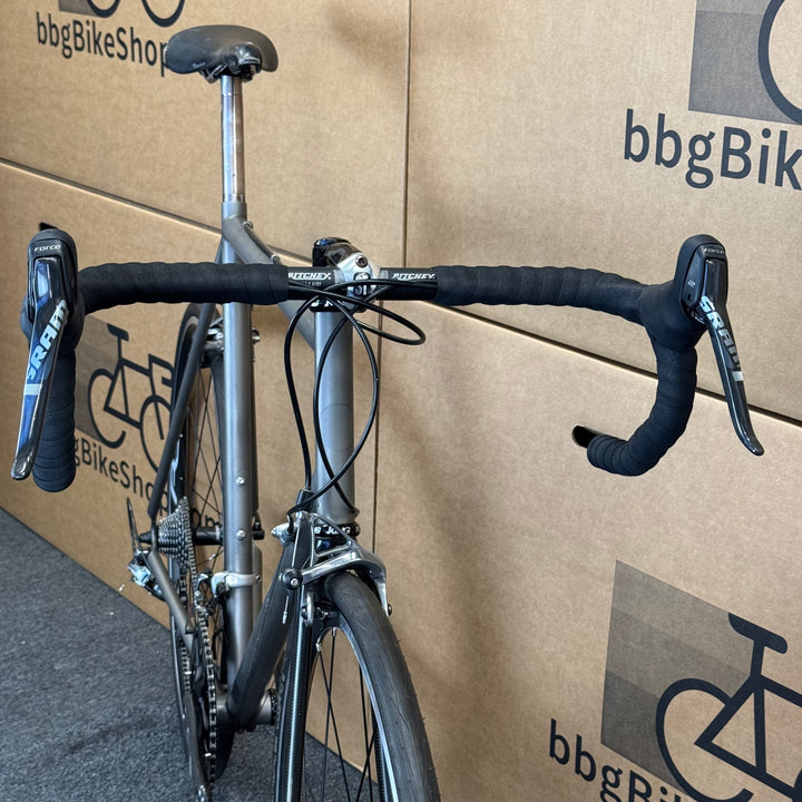Used McMahon, Made In USA, 3Al/2.5V Titanium Road Bike, 58cm