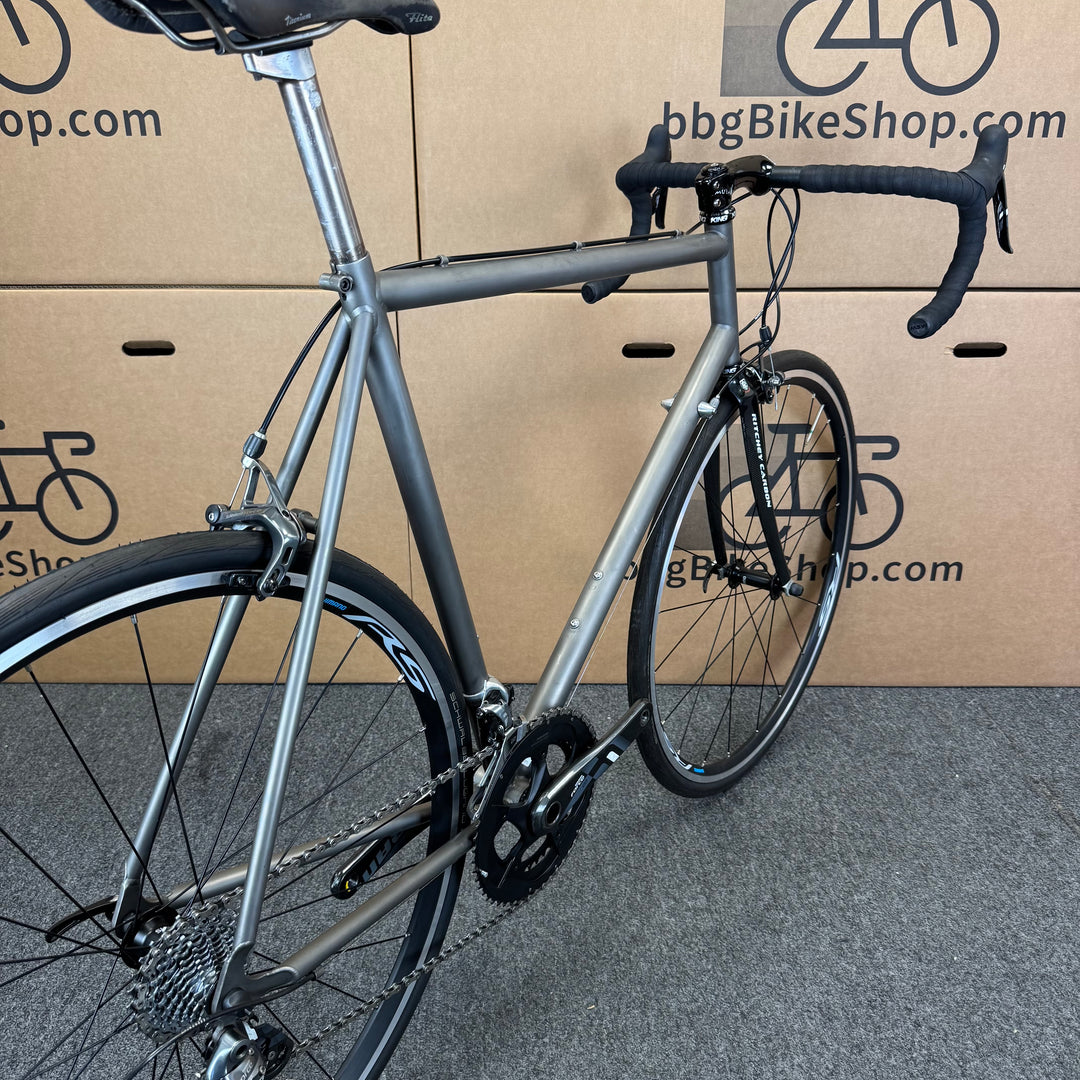 Used McMahon, Made In USA, 3Al/2.5V Titanium Road Bike, 58cm