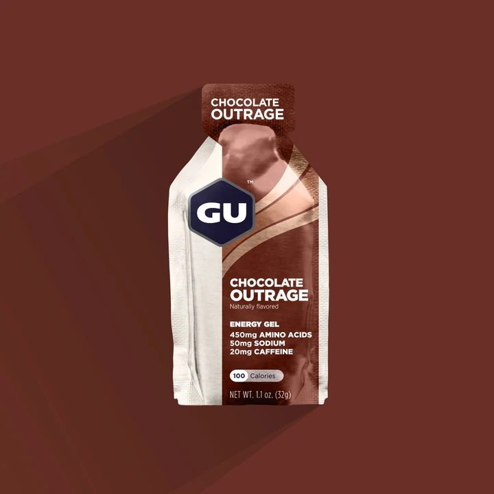 GU Energy Gels 24ct Box Chocolate Outrage