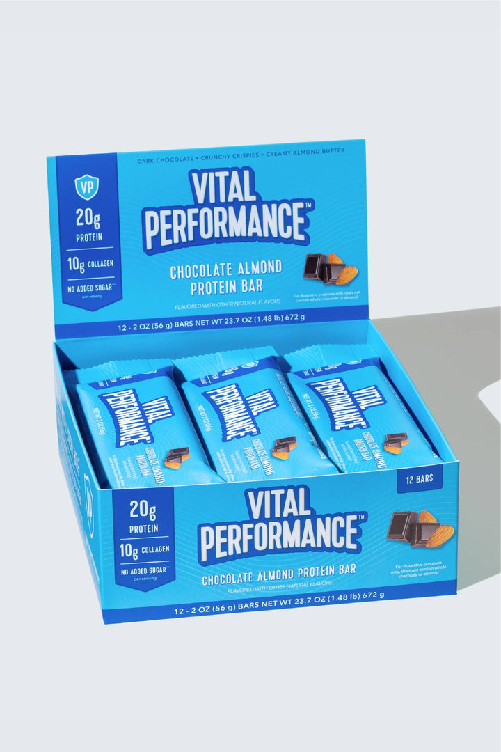 Vital Performance Protein Bar Chocolate Almond 2oz 12ct