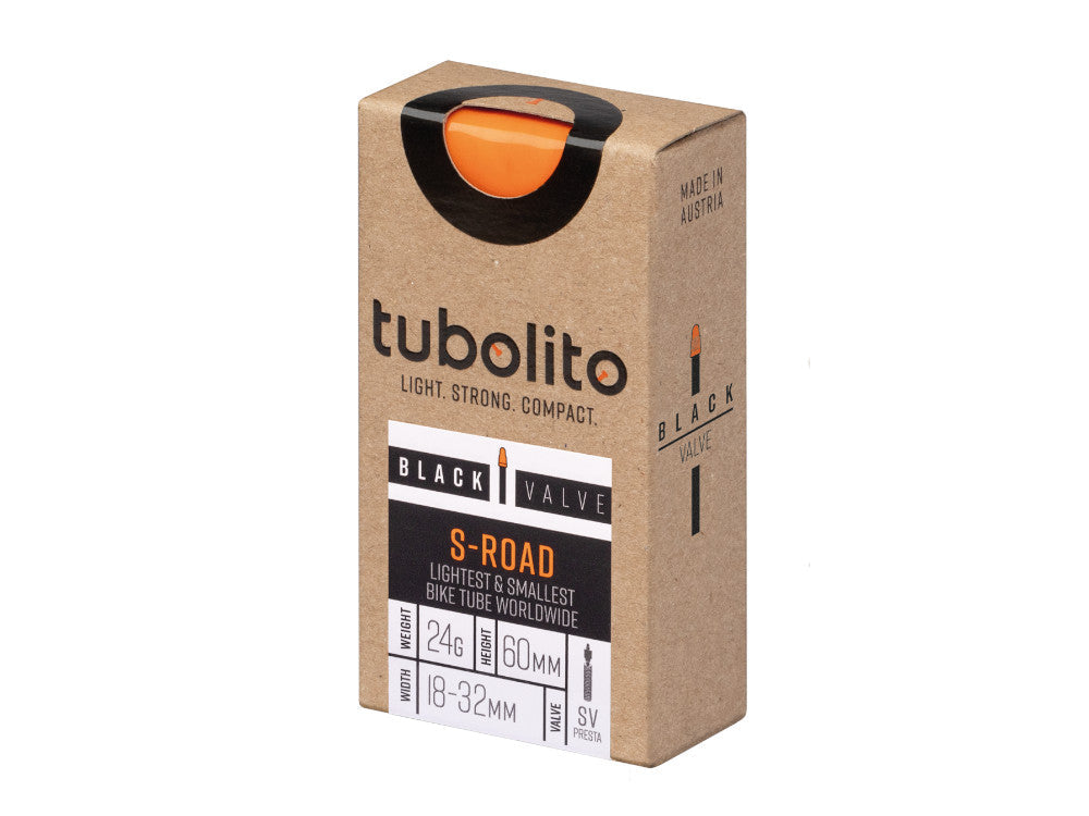 Tubolito S-Tubo Road 700 x 18-32mm Tube 60mm Presta Black