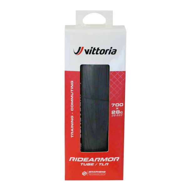 Vittoria Ride Armor II Tire, TLR, Black, G2.0 - 700 x 28