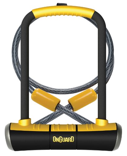 OnGuard Pitbull DT U-Lock w/ 4' cinch loop cable