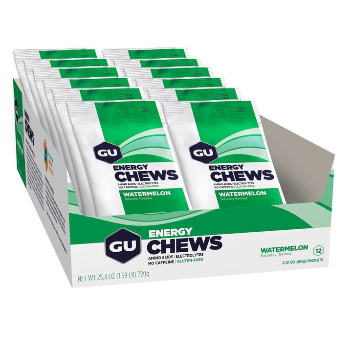 GU Energy Chews 12pk Box Watermelon