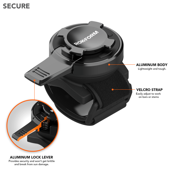 Rokform Aluminum Sport Series Velcro Bike Mount