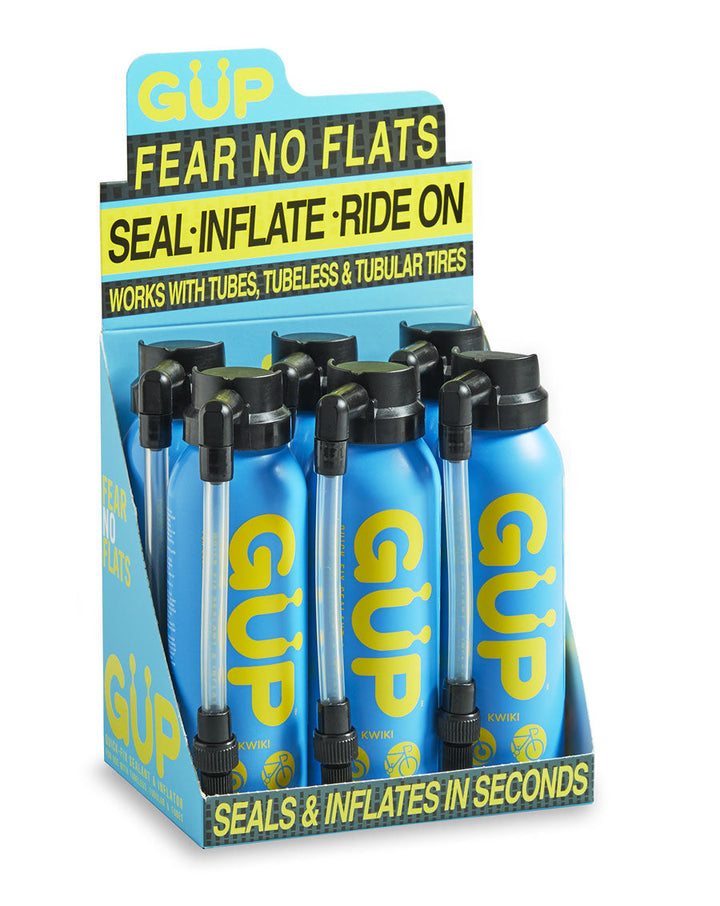 GÜP Kwiki Quick-Fix Sealant and Inflator Hose Top Presta/Schrader 6-Pack