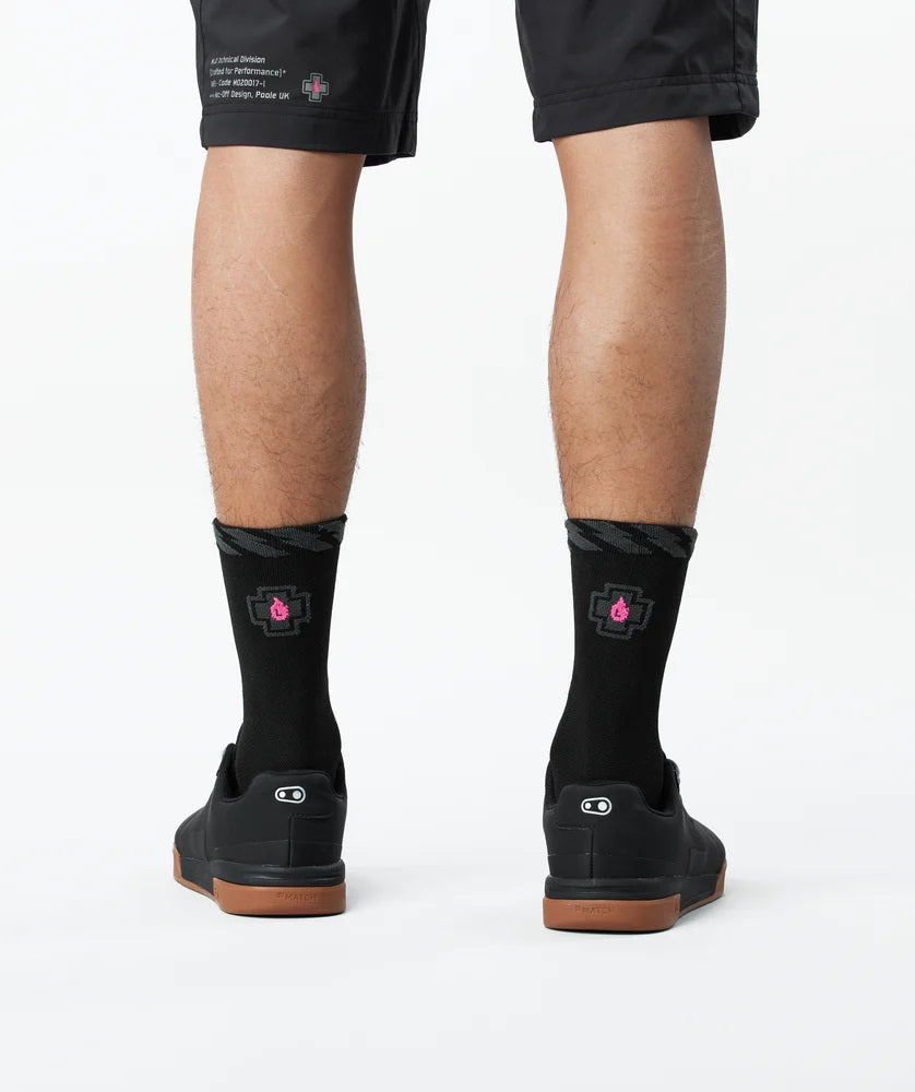 Muc-Off Tech Rider Socks - Black, US 10-12