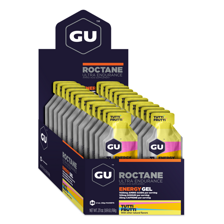 GU Roctane Energy Gels 24ct Box Tutti Frutti