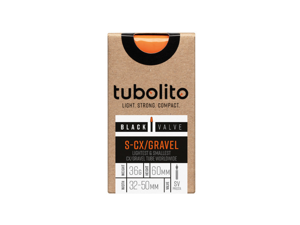 Tubolito S-Tubo CX/Gravel 700 x 32-50mm Tube 60mm Presta Black