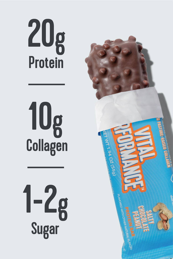 Vital Performance Protein Bar Salty Chocolate Peanut 1.94oz 12ct