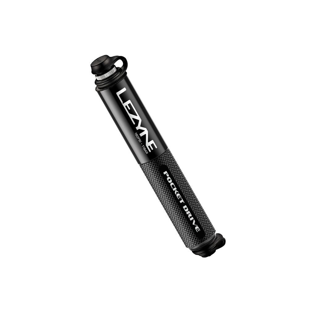 Lezyne Pocket Drive Hand Pump Loaded Kit, Black