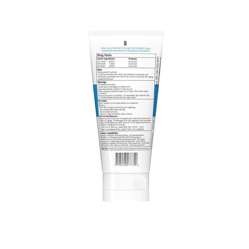 Zealios Sun Barrier SPF 45 Sunscreen 3oz