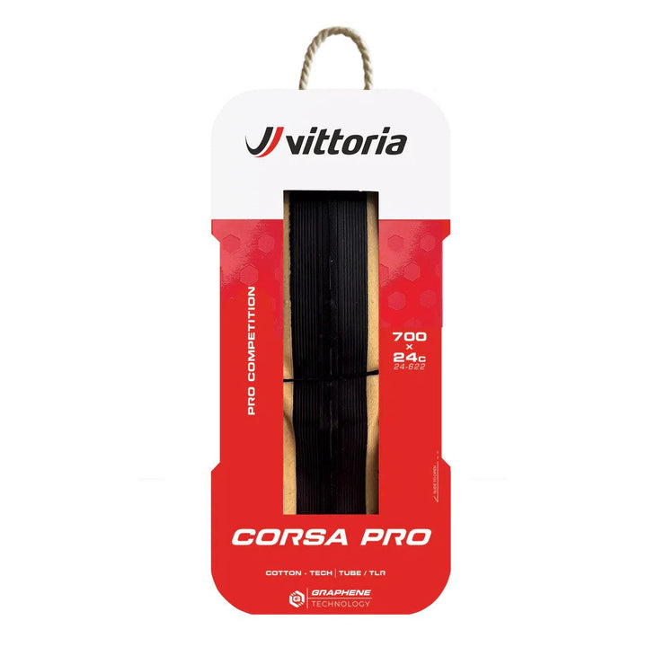 Vittoria Corsa Pro Tire, TLR, Black/Para, G2.0 - 700 x 24