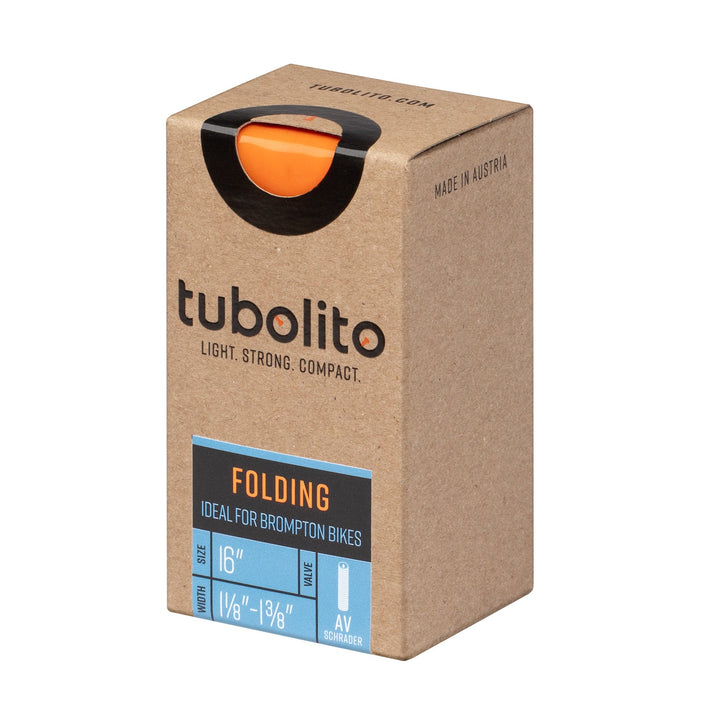 Tubolito Tubo Folding Bike 16 x 1 1/8-1 3/8" Brompton Tube 40mm Schrader