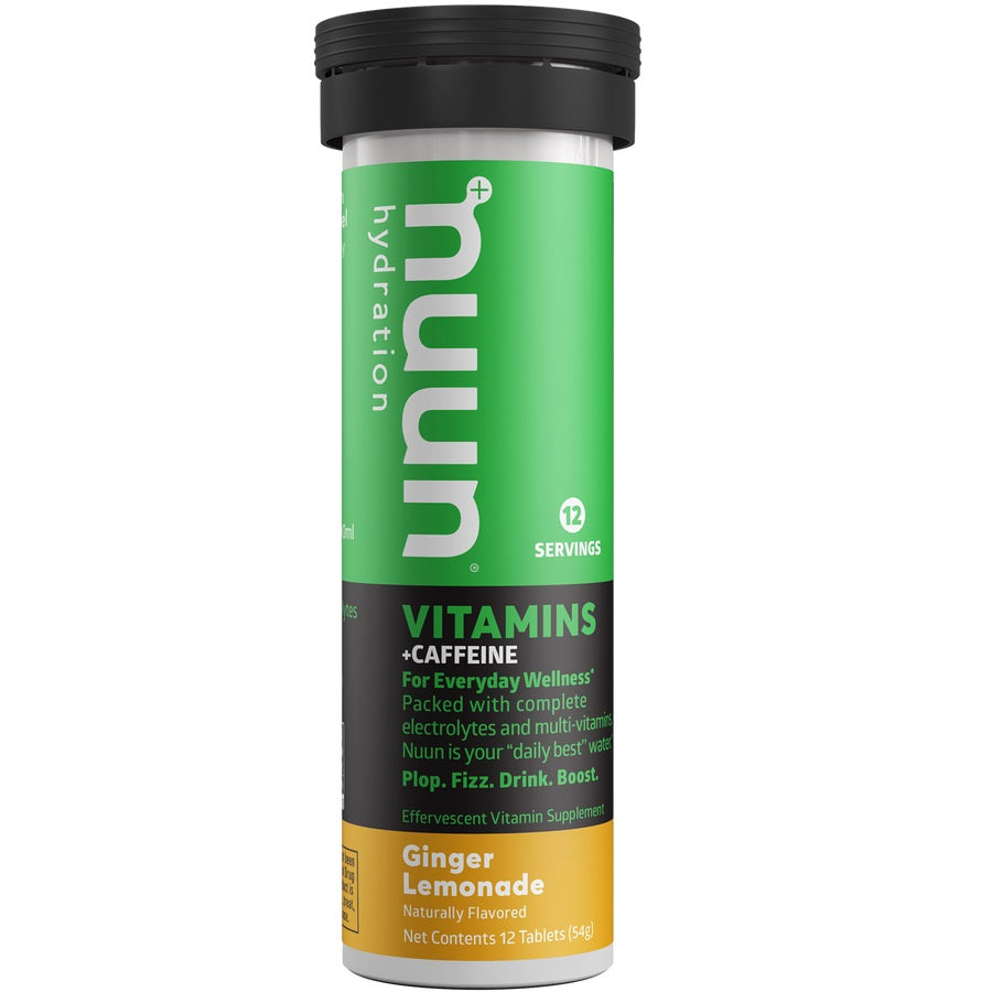 Nuun Vitamins 8-Pack Ginger Lemonade + Caffeine