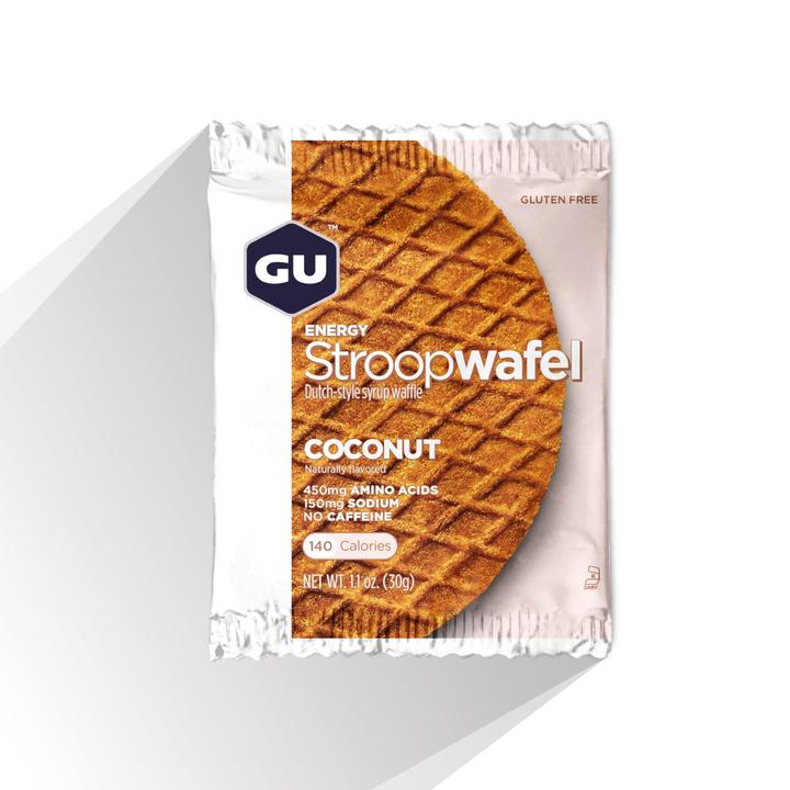 GU Energy Stroopwafel, 16 Pkt Box Coconut (GF)