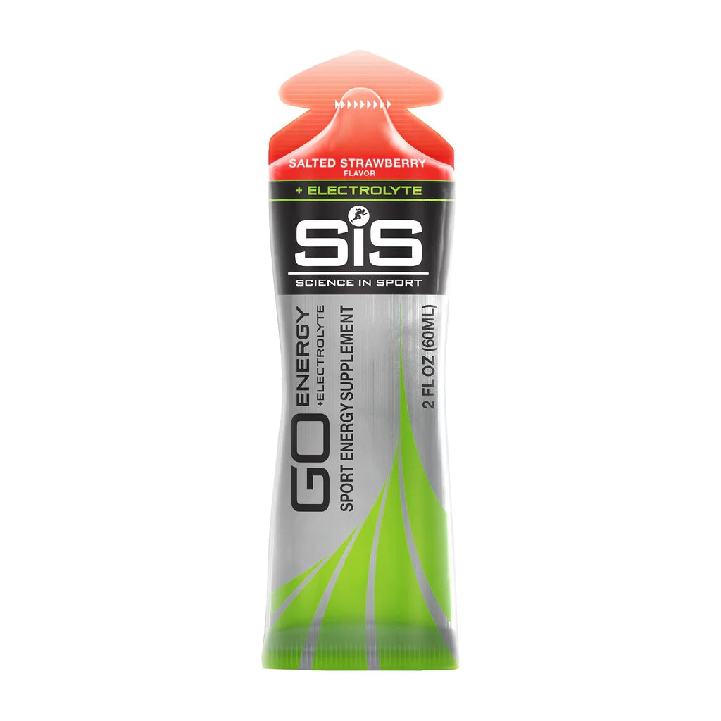 SIS Go Energy + Electrolyte Gel 60ml 30 Pack Salted Strawberry