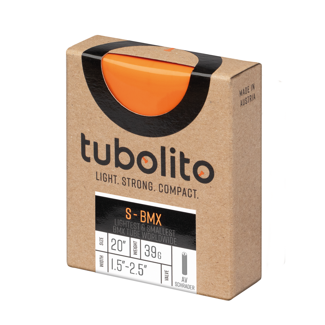 Tubolito S-Tubo BMX 20 x 1.5-2.5" Tube 40mm Schrader Orange