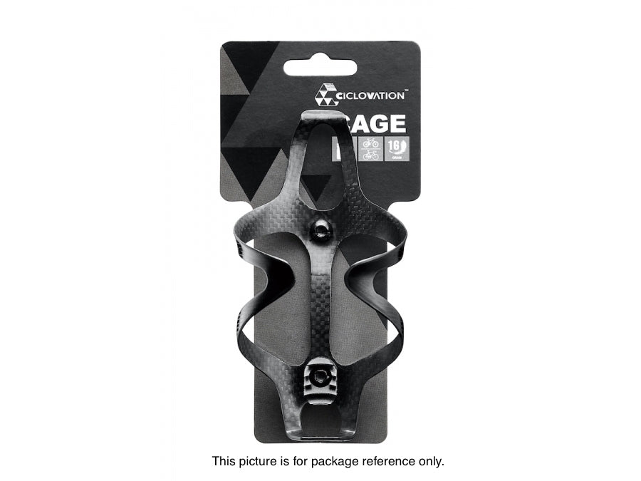 Ciclovation Premium Carbon Cage Diamond Red