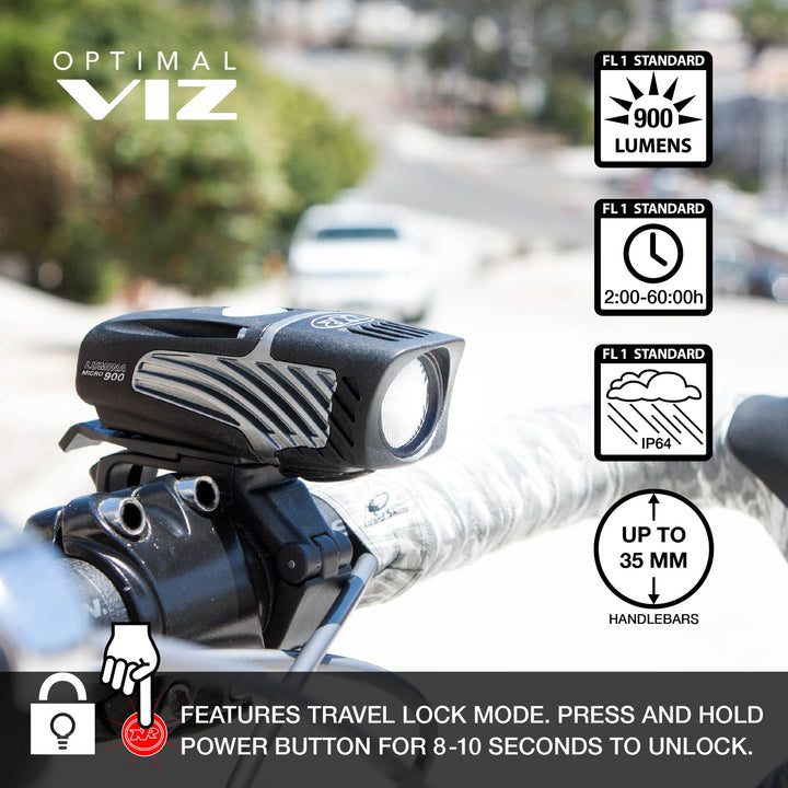 NiteRider Lumina Micro 900 / Vmax+ 150 Light Set