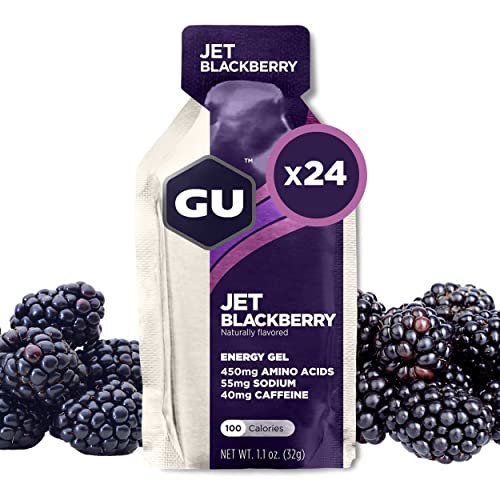 GU Energy Gels 24ct Box Jet Blackberry