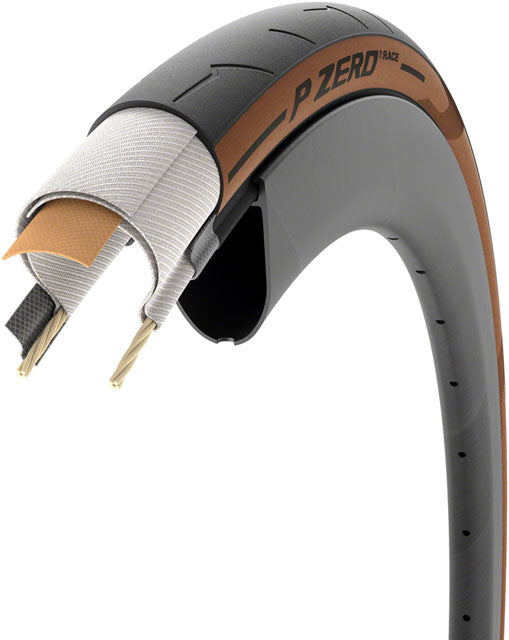 Pirelli P Zero Race Tire, Clincher, TT, Classic Tan - 700 x 30