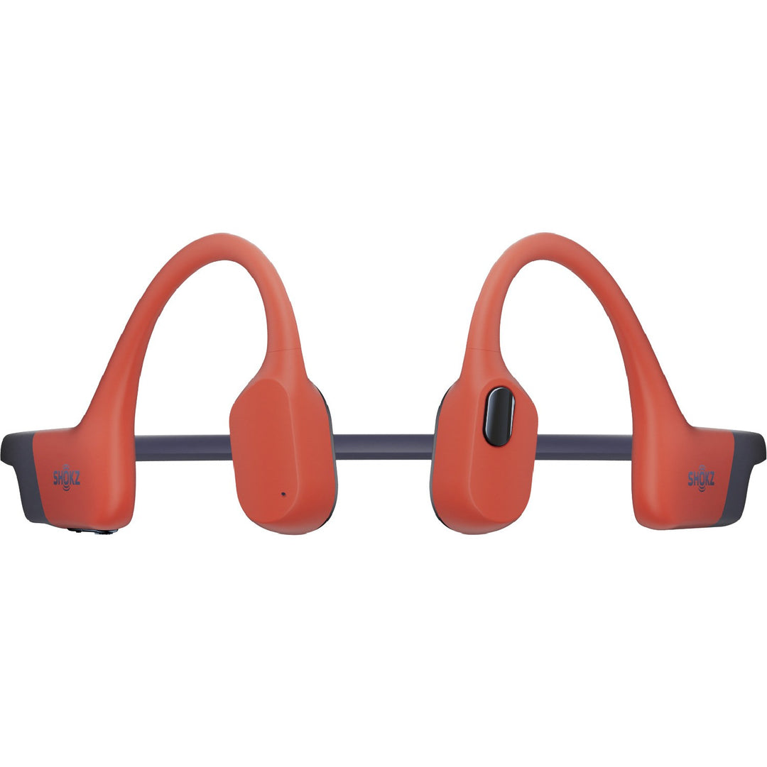SHOKZ OpenSwim Pro Red, MP3 Wireless Hybrid Sports Headphones Waterproof
