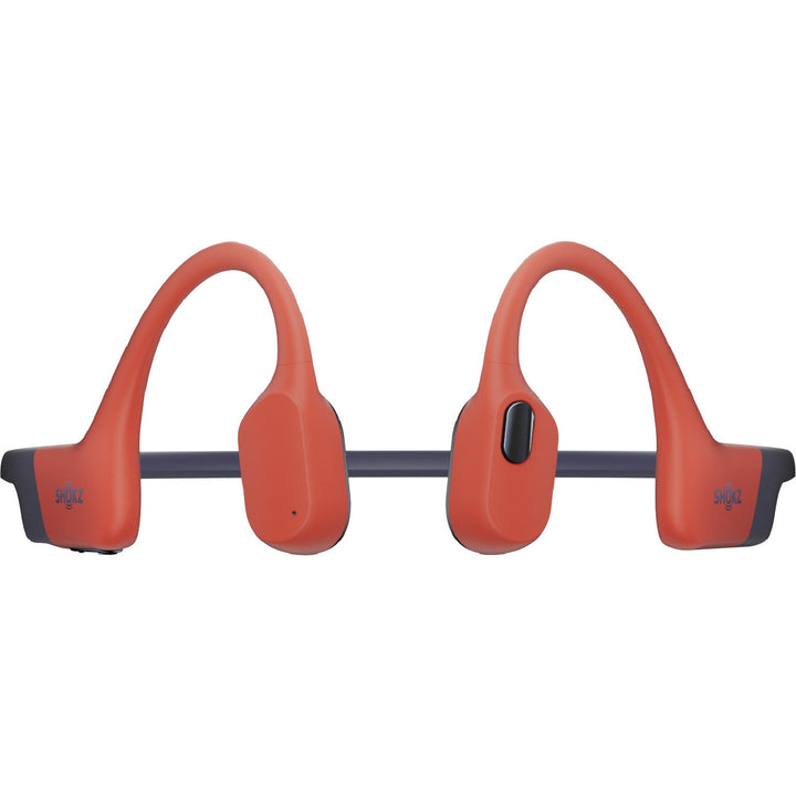 SHOKZ OpenSwim Pro Red, MP3 Wireless Hybrid Sports Headphones Waterproof